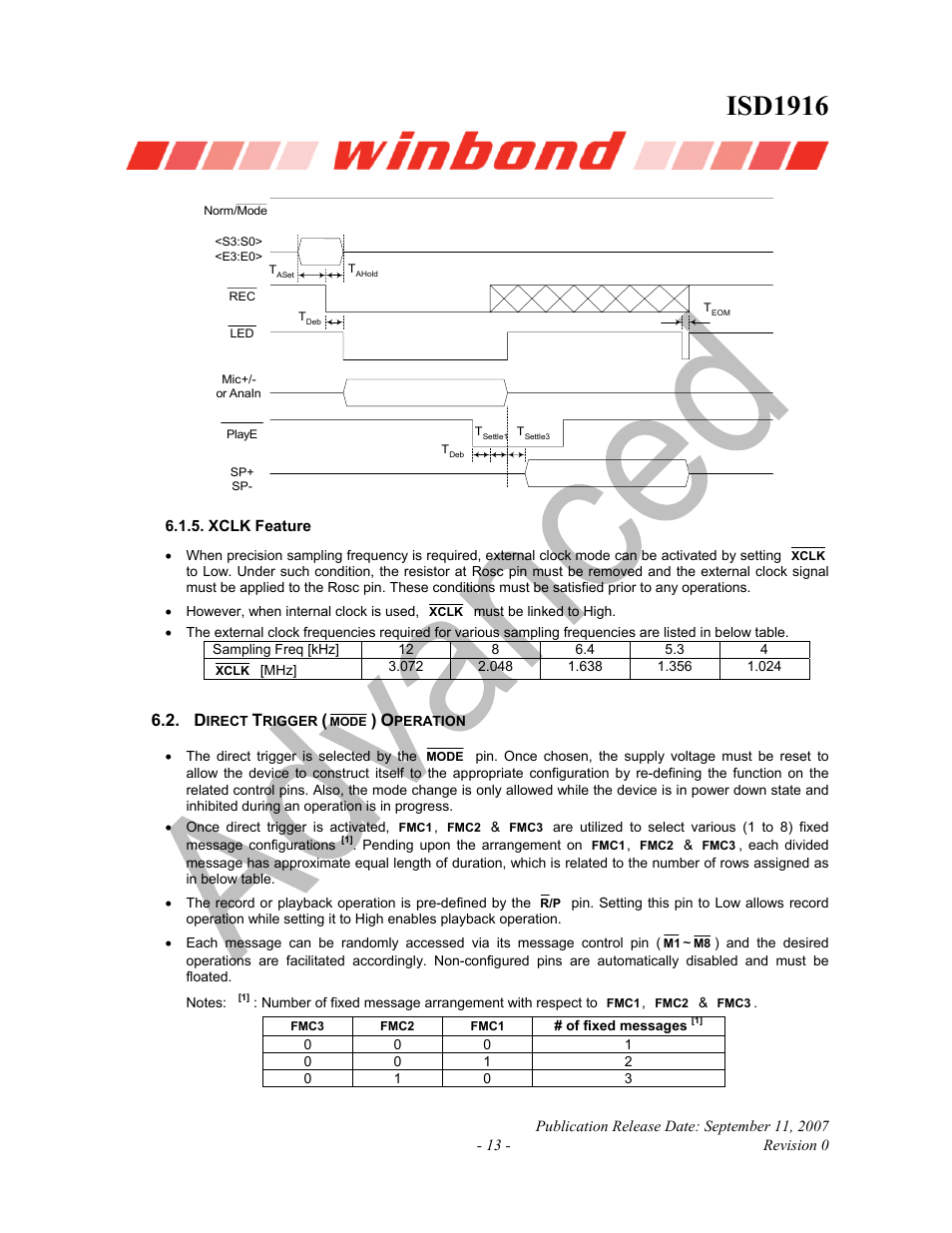 Isd1916 | Rainbow Electronics ISD1916 User Manual | Page 13 / 25