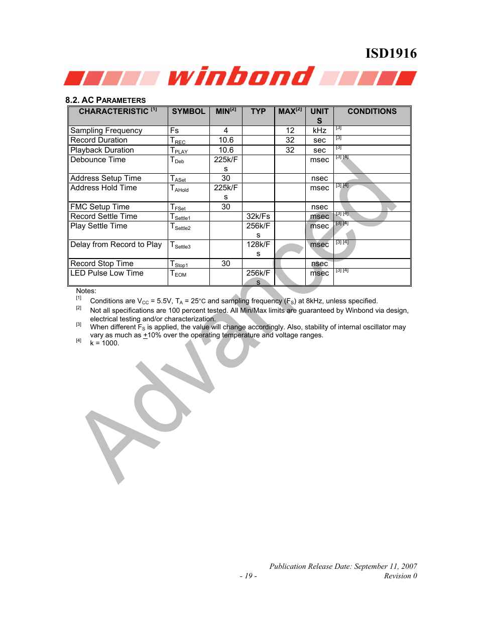 Isd1916 | Rainbow Electronics ISD1916 User Manual | Page 19 / 25