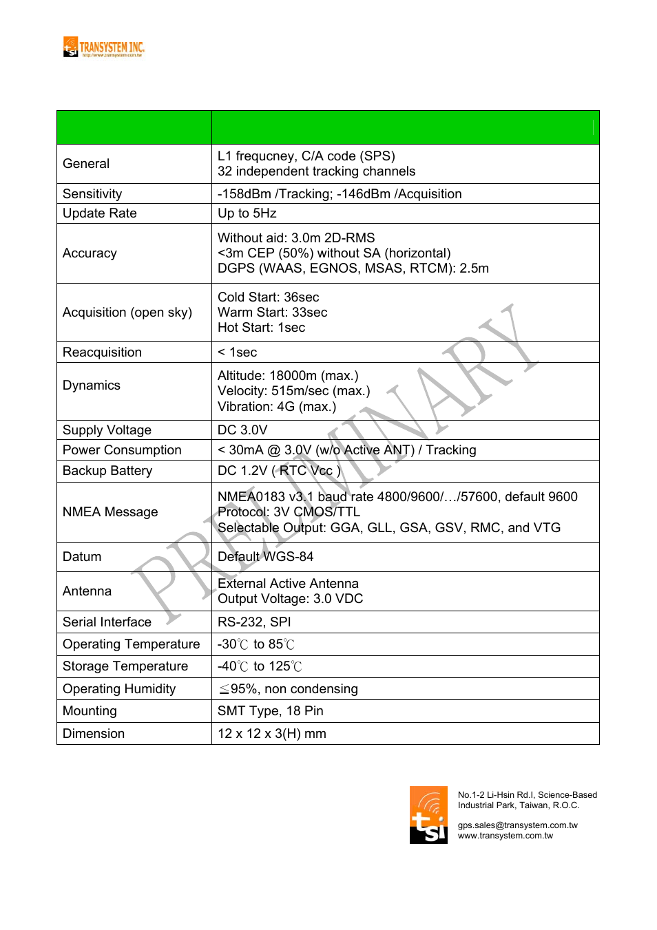 Eb-230 specifications, Eb-230 data sheet | Rainbow Electronics EB-230 User Manual | Page 2 / 10