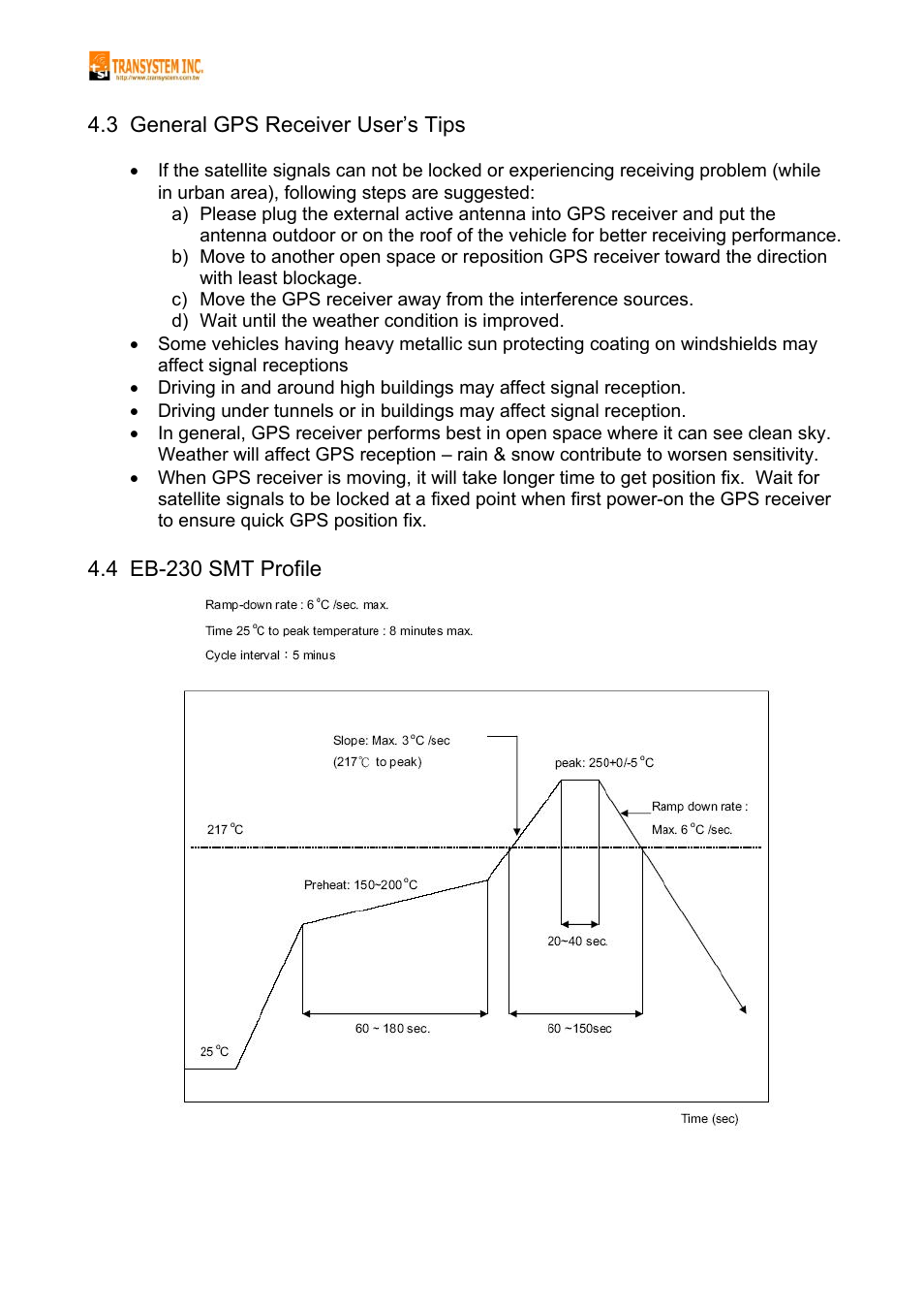 Eb-230 data sheet | Rainbow Electronics EB-230 User Manual | Page 9 / 10