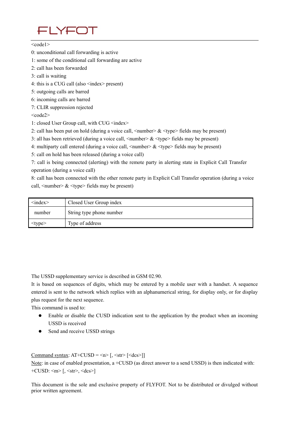 11 unstructured supplementary service data +cusd, 1 description, 2 syntax | 11 unstructured, Supplementary service data +cusd | Rainbow Electronics 900 User Manual | Page 101 / 239