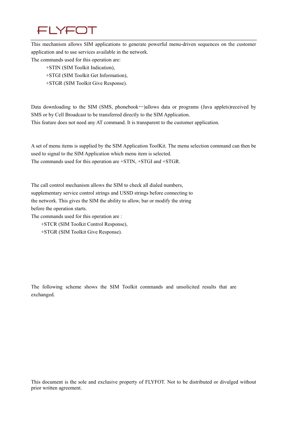 5 data download to sim, 6 menu selection, 7 call control by sim | 2 sim toolkit commands, 2 sim, Toolkit commands | Rainbow Electronics 900 User Manual | Page 105 / 239