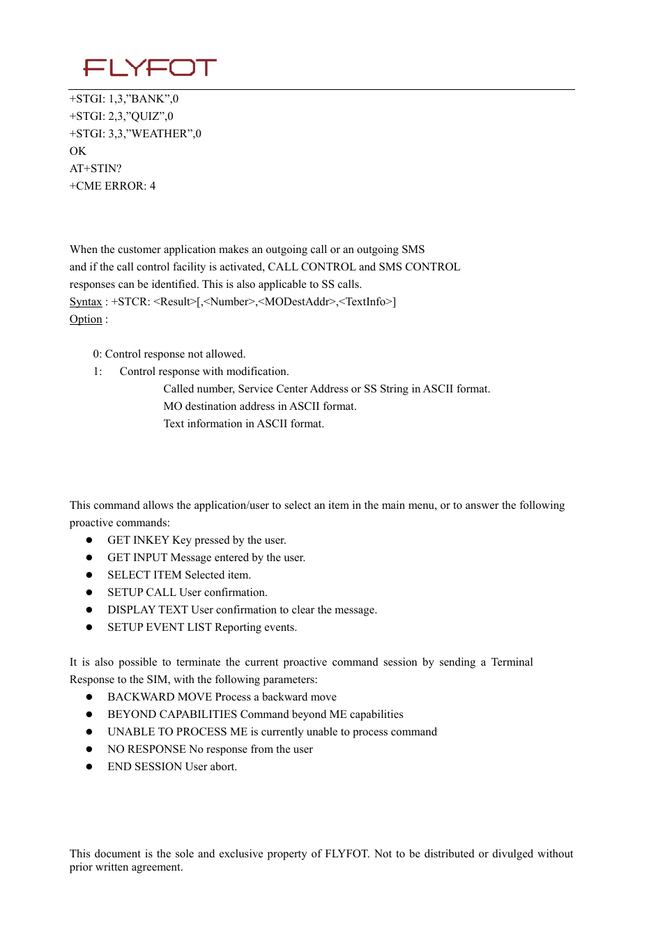 7 sim toolkit give response (+stgr), 1 description, 7 sim | Toolkit, Give response (+stgr) | Rainbow Electronics 900 User Manual | Page 115 / 239