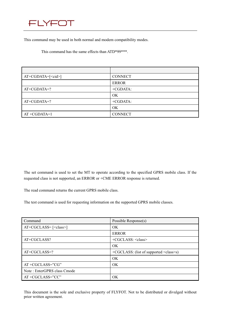 2 syntax, 3 defined values, 8 gprs mobile station class +cgclass | 1 description, 8 gprs, Mobile, Station class +cgclass | Rainbow Electronics 900 User Manual | Page 131 / 239
