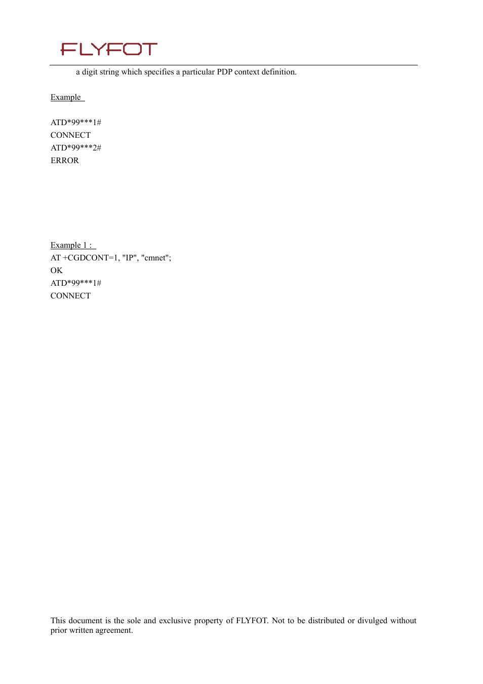 12 full at gprs commands examples, 1 activation of an ip pdp context, Full at gprs commands examples | Rainbow Electronics 900 User Manual | Page 136 / 239