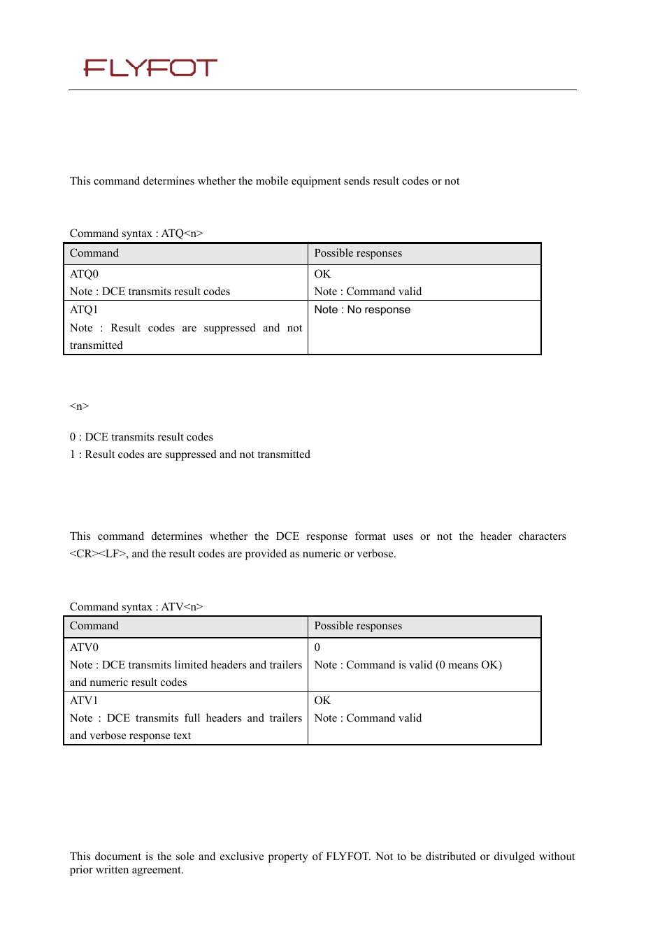 8 result code suppression q, 1 description, 2 syntax | 3 defined values, 9 dce response format v, 8 result, Code, Suppression q, Dce response format v | Rainbow Electronics 900 User Manual | Page 149 / 239
