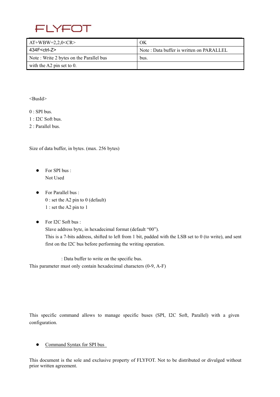 3 defined values, 46 flyfot bus management +wbm, 1 description | 2 syntax, 46 flyfot, Management | Rainbow Electronics 900 User Manual | Page 219 / 239