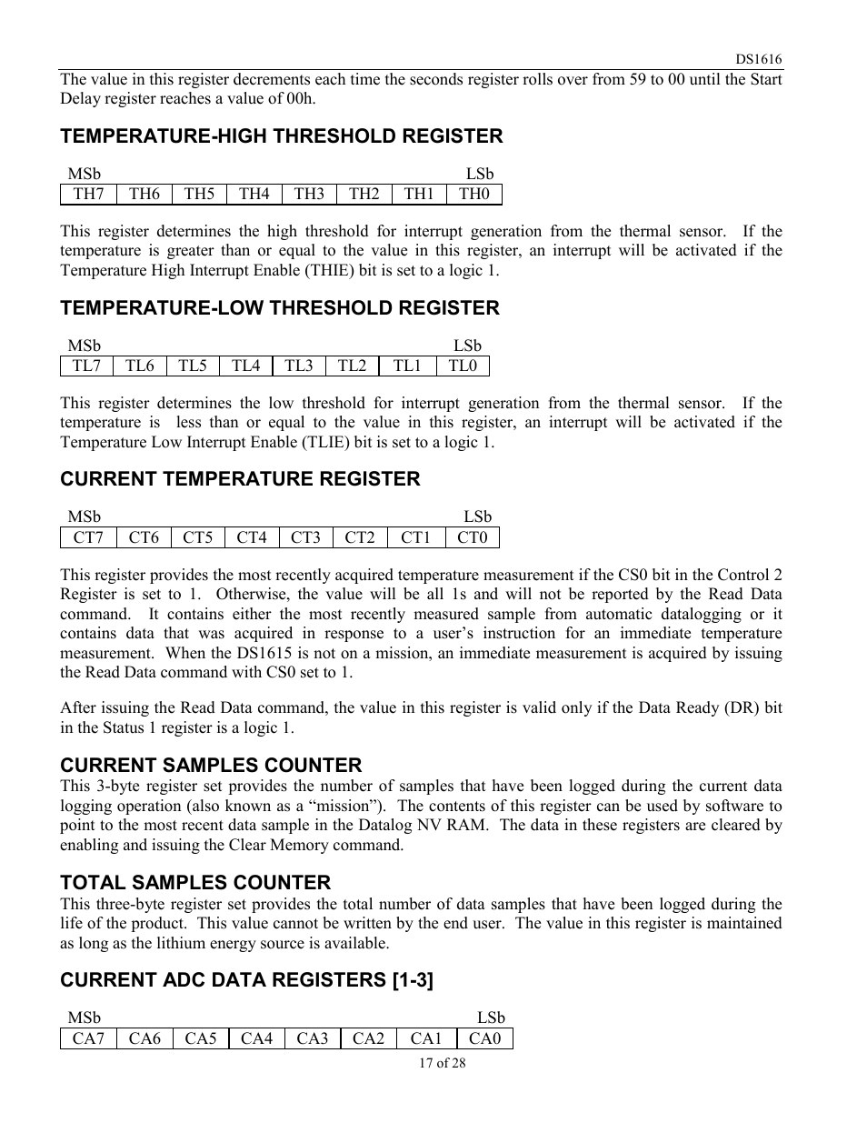 Rainbow Electronics DS1616 User Manual | Page 17 / 28