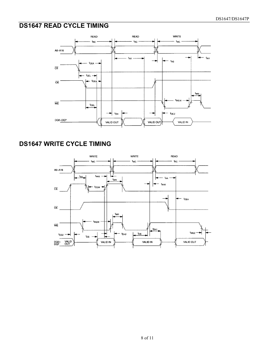 Rainbow Electronics DS1647P User Manual | Page 8 / 11