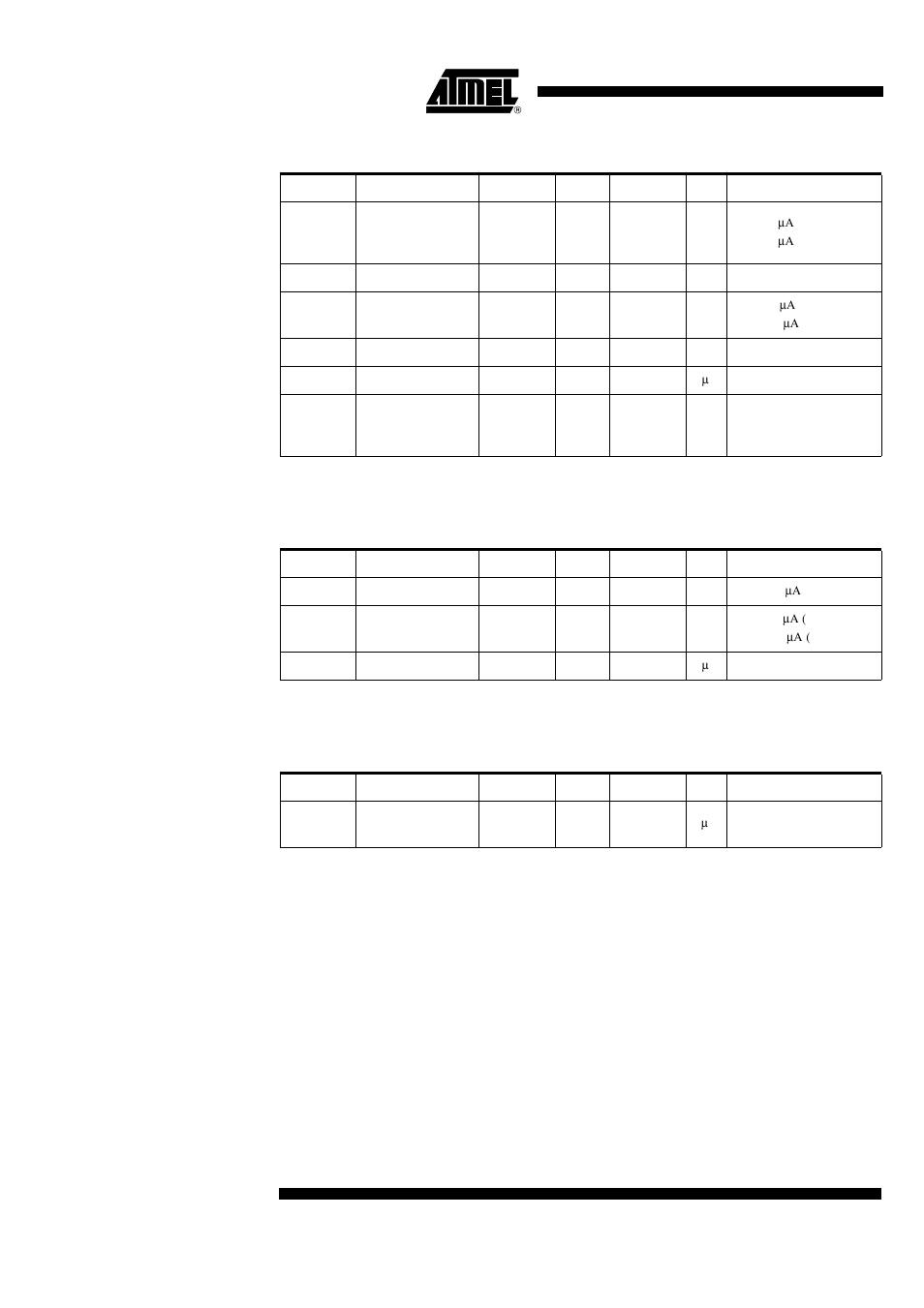 Table 84. card presence dc parameters (p1.2) | Rainbow Electronics T89C5121 User Manual | Page 104 / 115