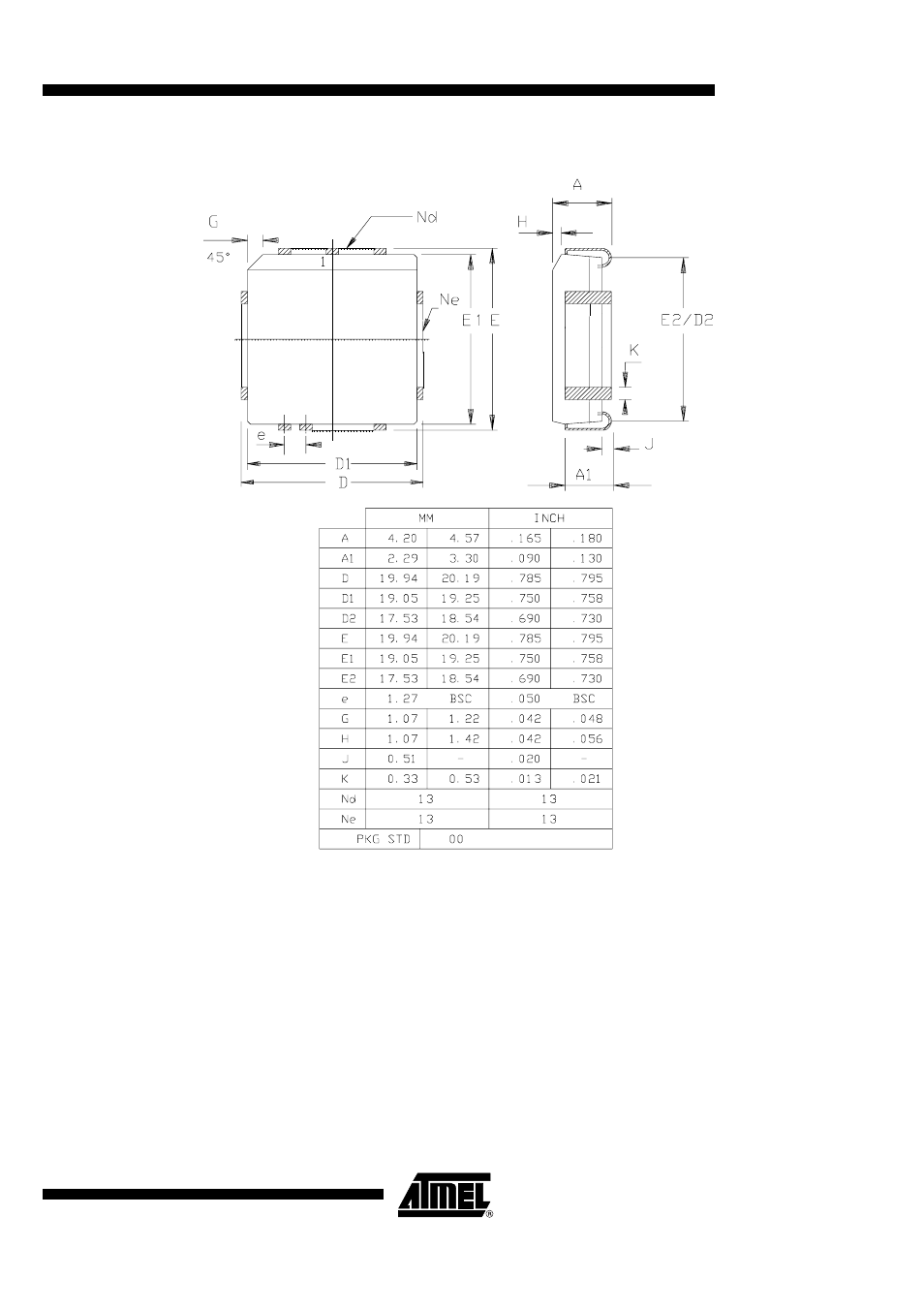 Plcc52 | Rainbow Electronics T89C5121 User Manual | Page 109 / 115