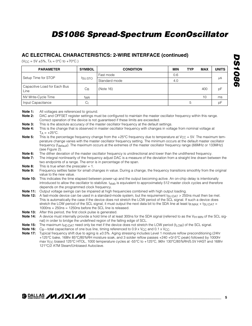 Rainbow Electronics DS1086L User Manual | Page 5 / 14