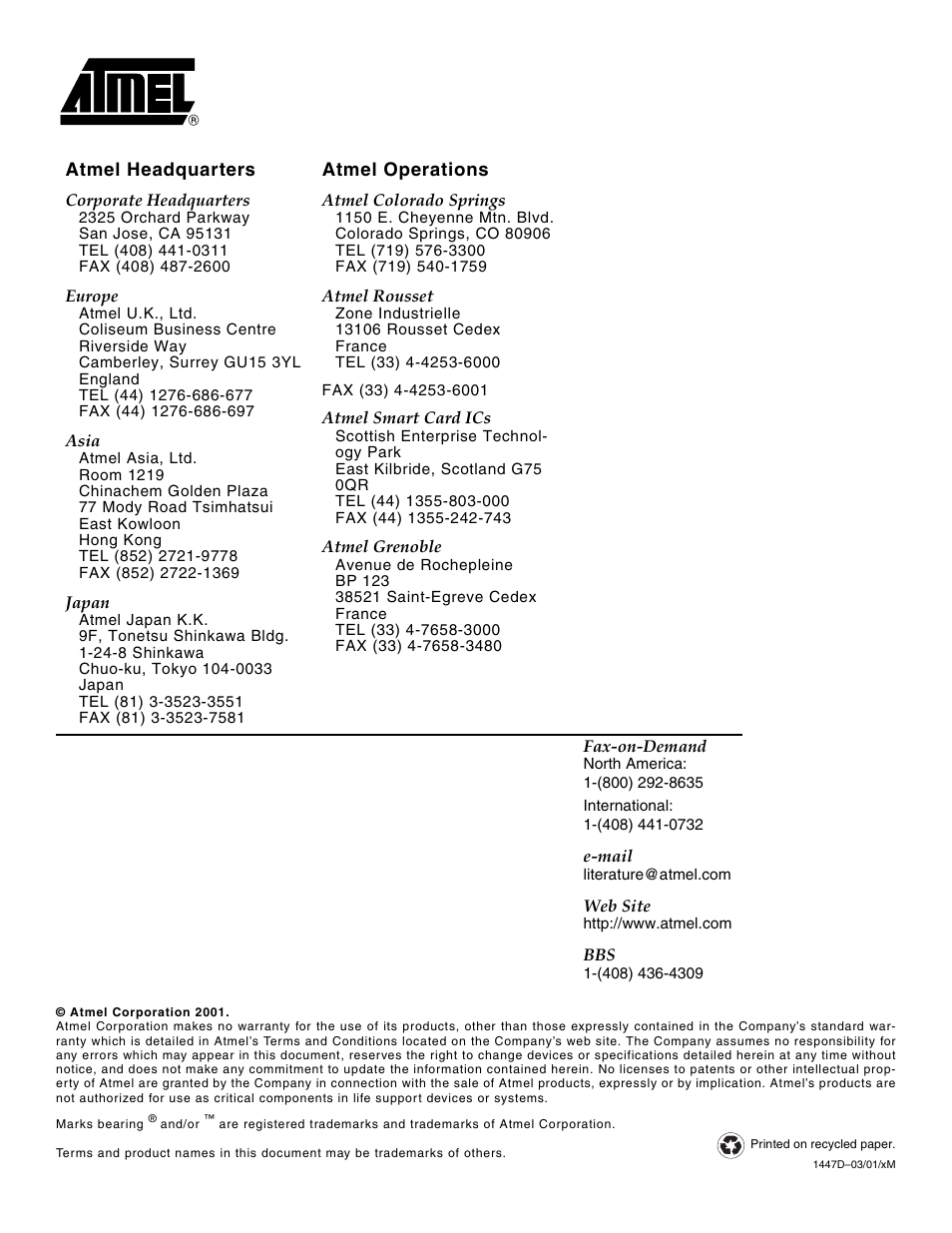 Rainbow Electronics ATF750LVC User Manual | Page 14 / 14