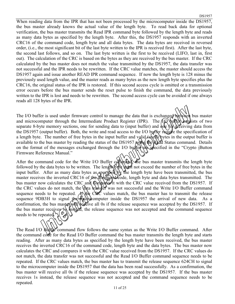 Rainbow Electronics DS1957 User Manual | Page 11 / 25