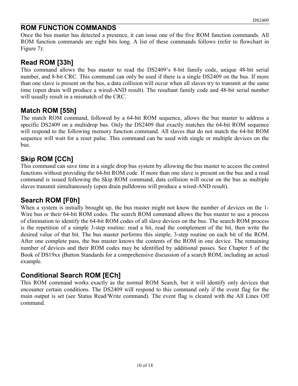 Rainbow Electronics DS2409 User Manual | Page 10 / 18