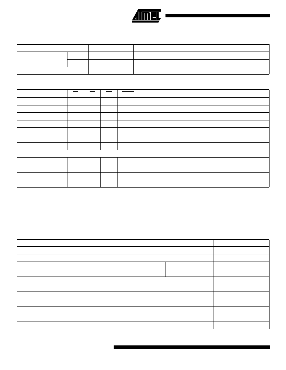 Dc and ac operating range, Operating modes, Dc characteristics | Rainbow Electronics AT49F001NT User Manual | Page 6 / 17