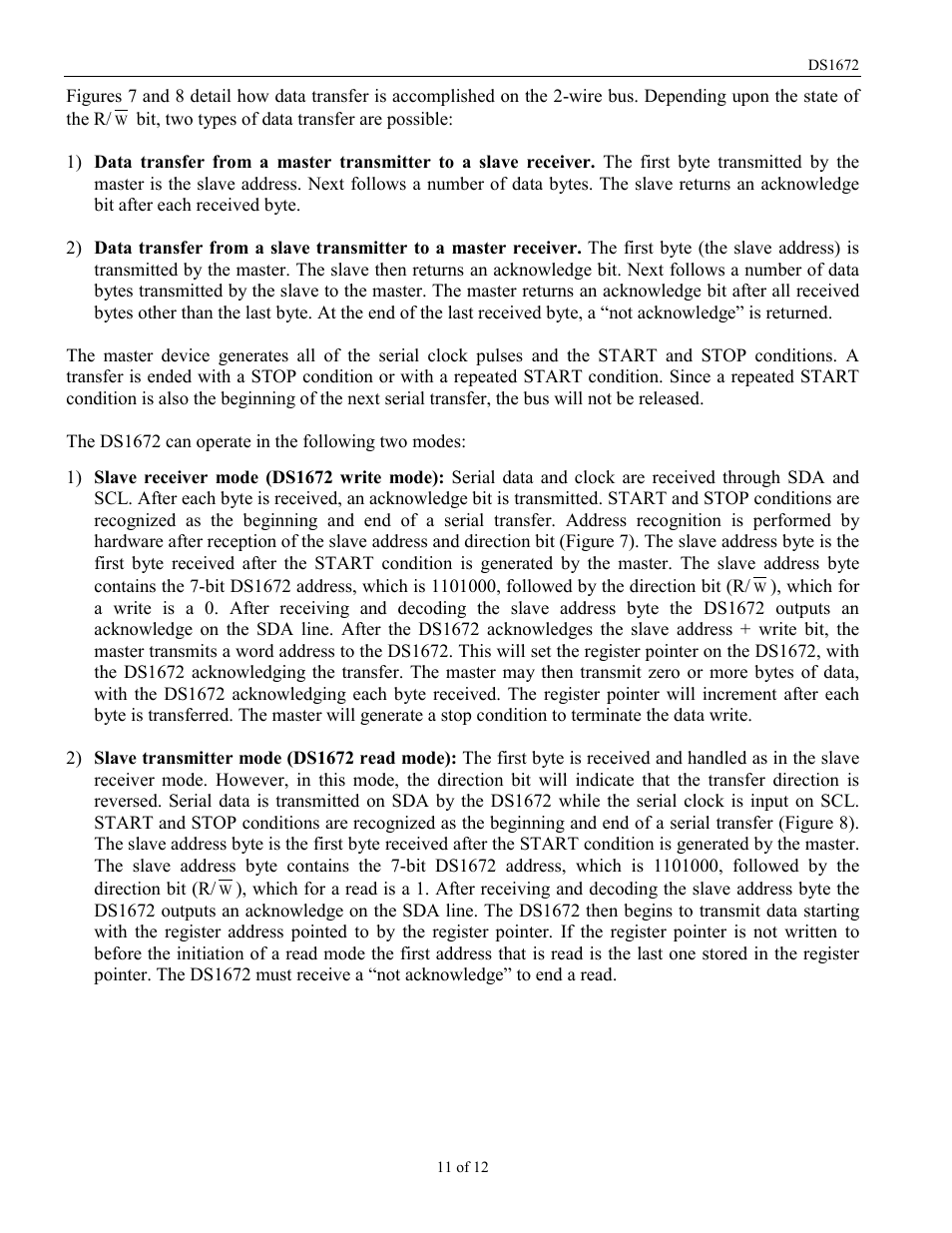 Rainbow Electronics DS1672 User Manual | Page 11 / 12