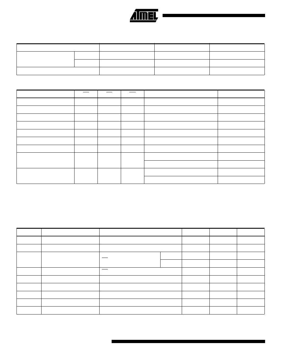 Dc and ac operating range, Operating modes, Dc characteristics | Rainbow Electronics AT29LV256 User Manual | Page 4 / 12