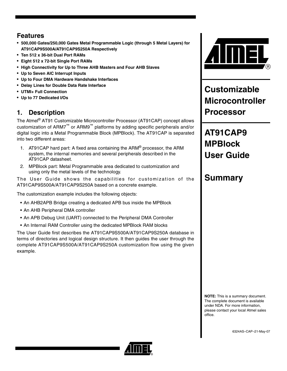 Rainbow Electronics MPBlock User Manual | 3 pages