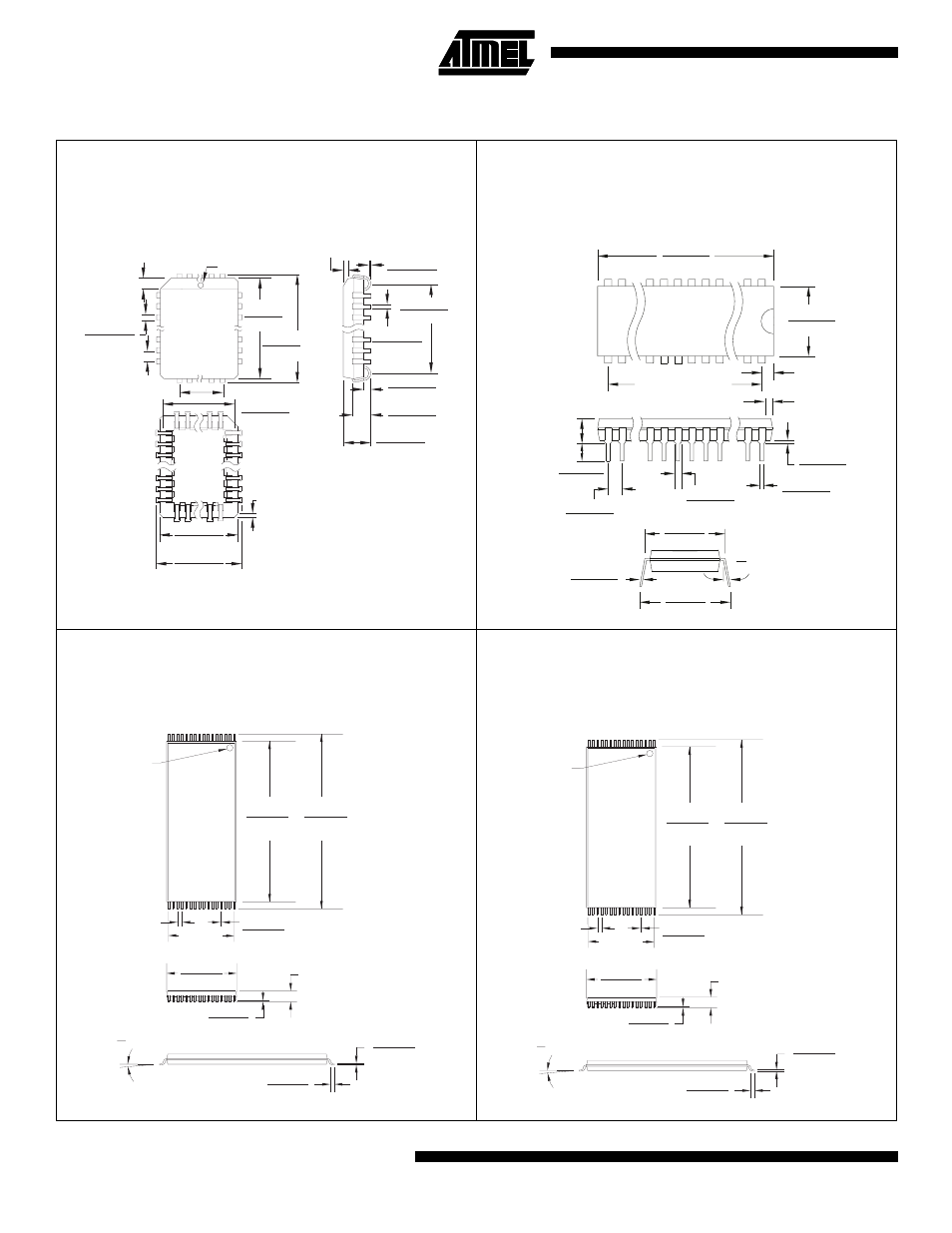 Packaging information, Controlling dimension: millimeters | Rainbow Electronics AT49LV002NT User Manual | Page 20 / 21