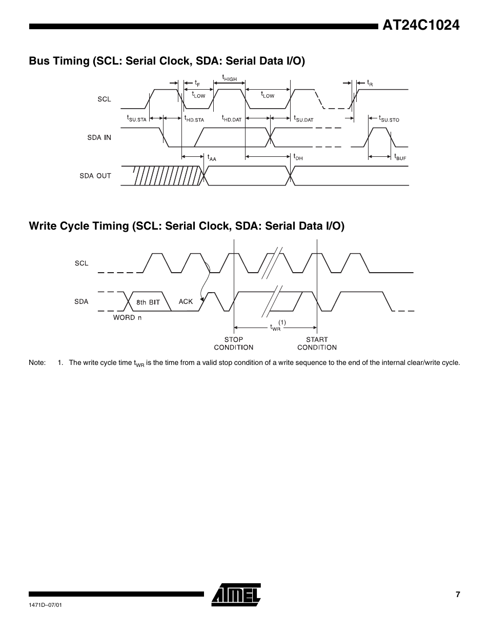 Rainbow Electronics AT24C1024 User Manual | Page 7 / 16