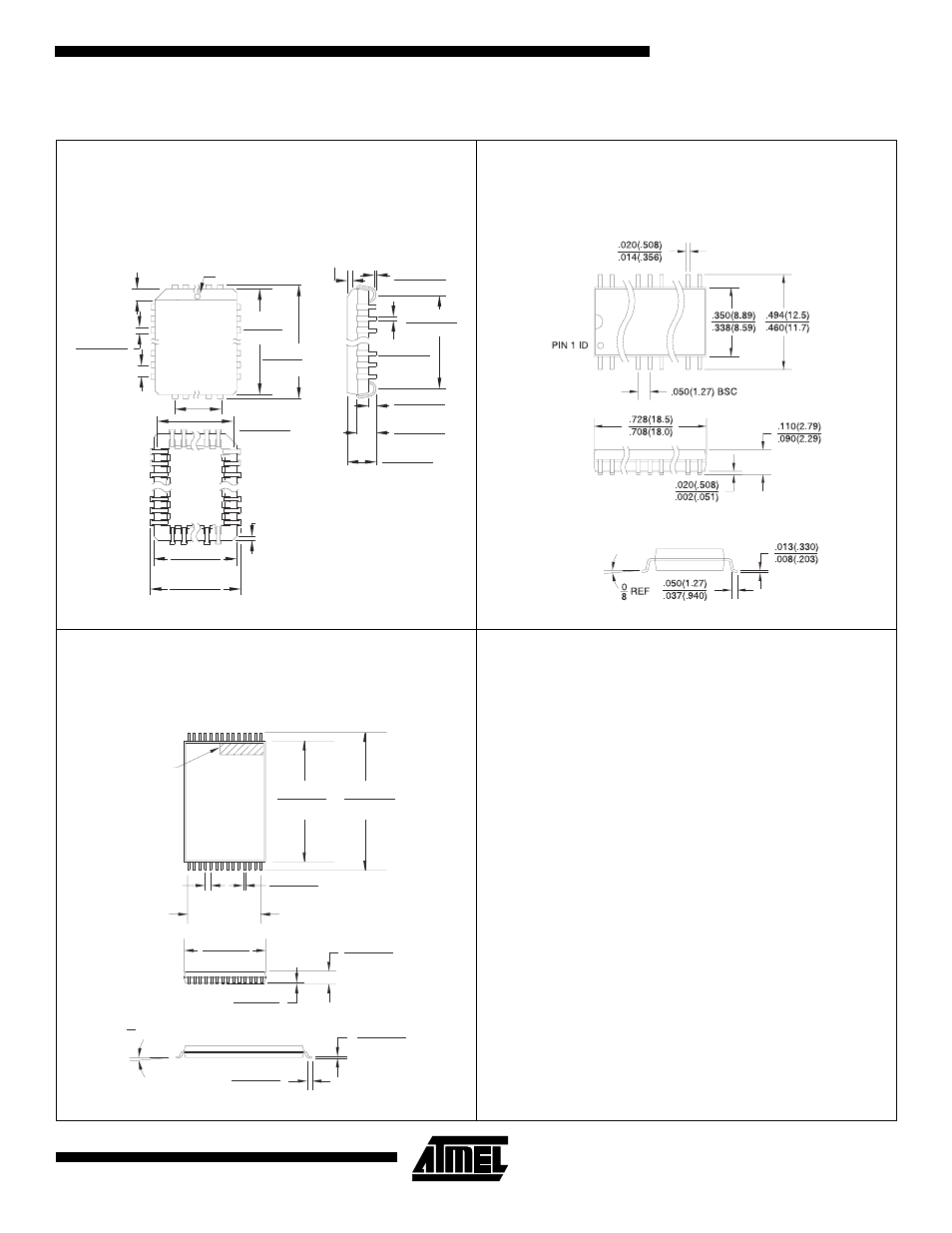 Packaging information, Controlling dimension: millimeters | Rainbow Electronics AT27BV256 User Manual | Page 11 / 12