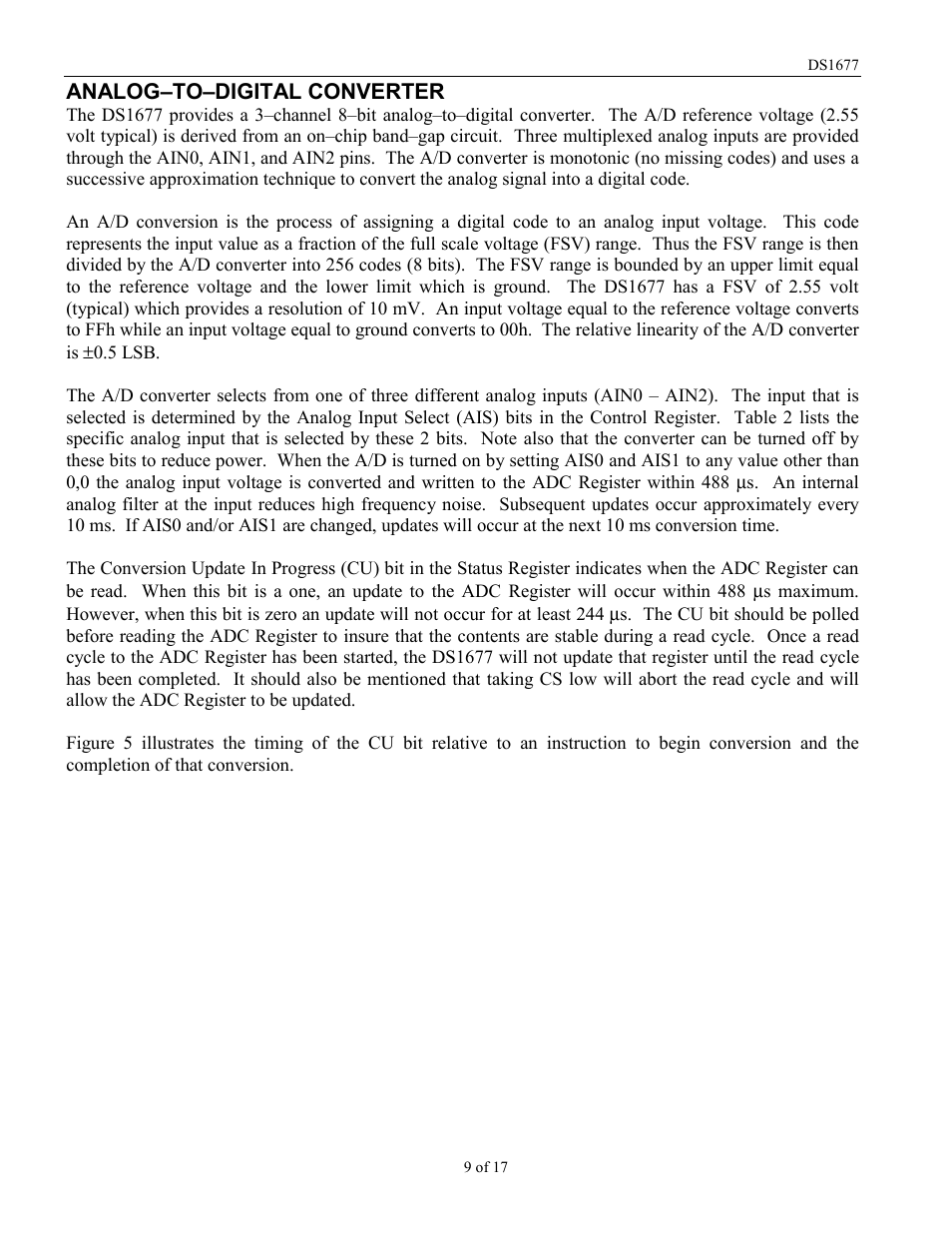 Rainbow Electronics DS1677 User Manual | Page 9 / 17