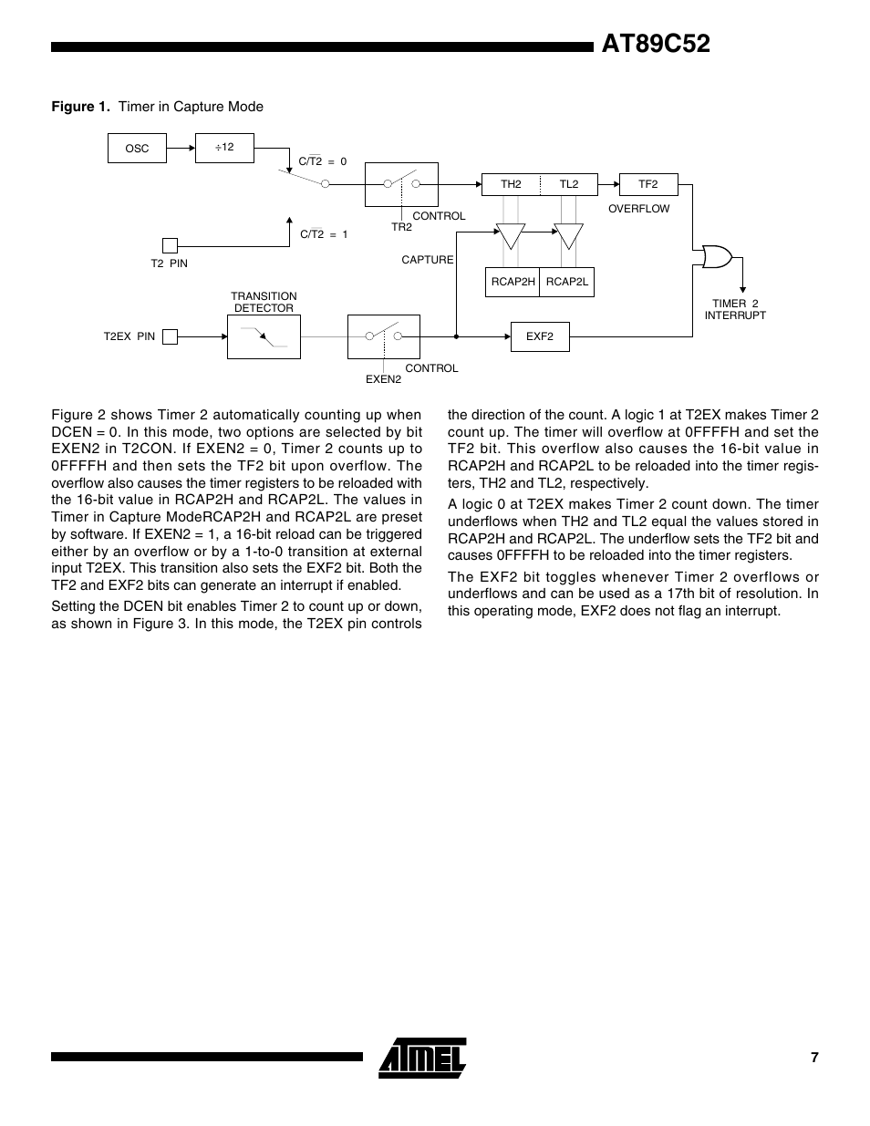 Figure 1, At89c52 | Rainbow Electronics AT89S52 User Manual | Page 7 / 24