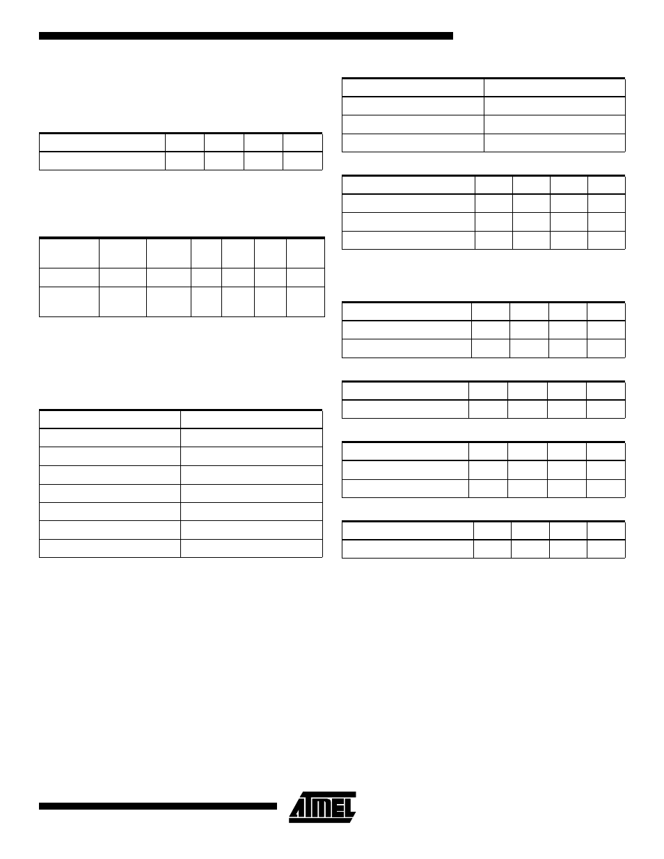 Starting current, Temperature coefficient, Other parameters | Rainbow Electronics AT73C502 User Manual | Page 27 / 31