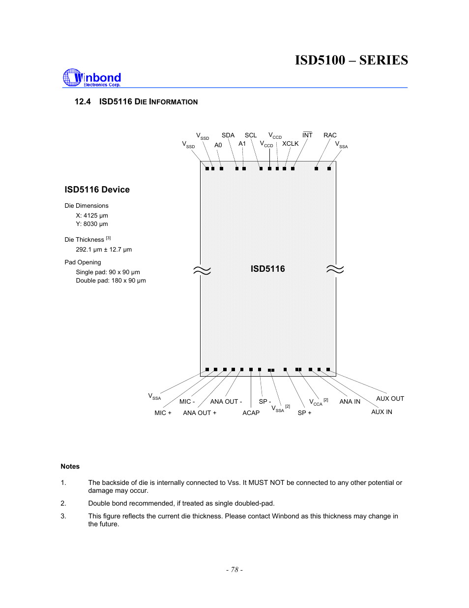 Isd5100 – series | Rainbow Electronics ISD5100 User Manual | Page 78 / 88