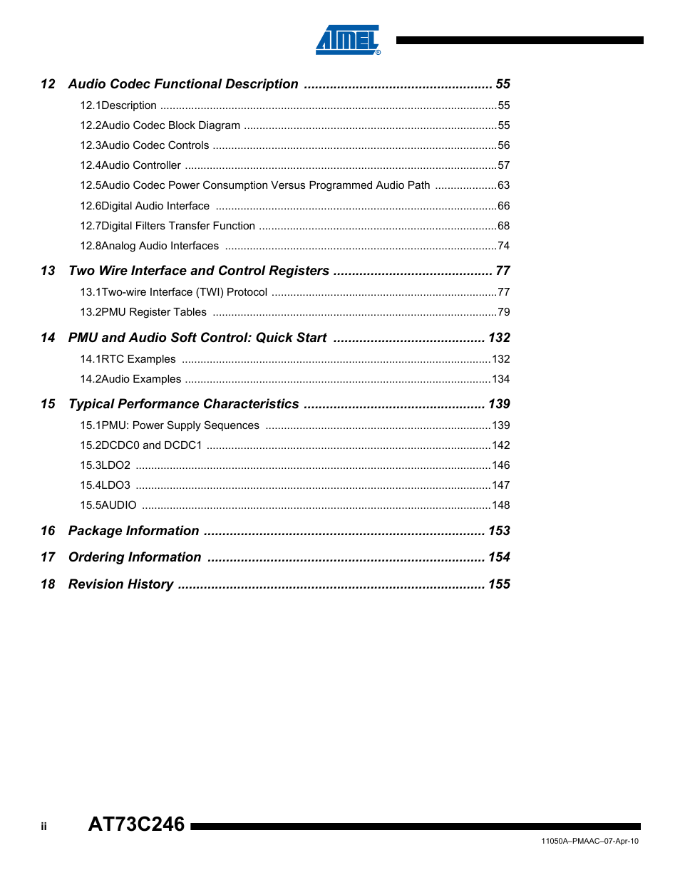 Rainbow Electronics AT73C246 User Manual | Page 158 / 159