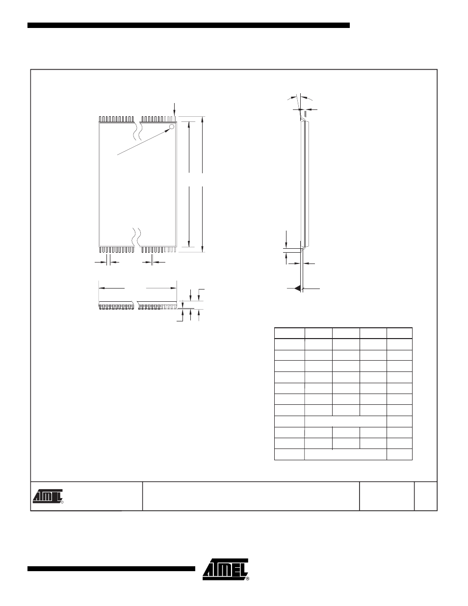 28t – tsop | Rainbow Electronics AT45DB081B User Manual | Page 31 / 32