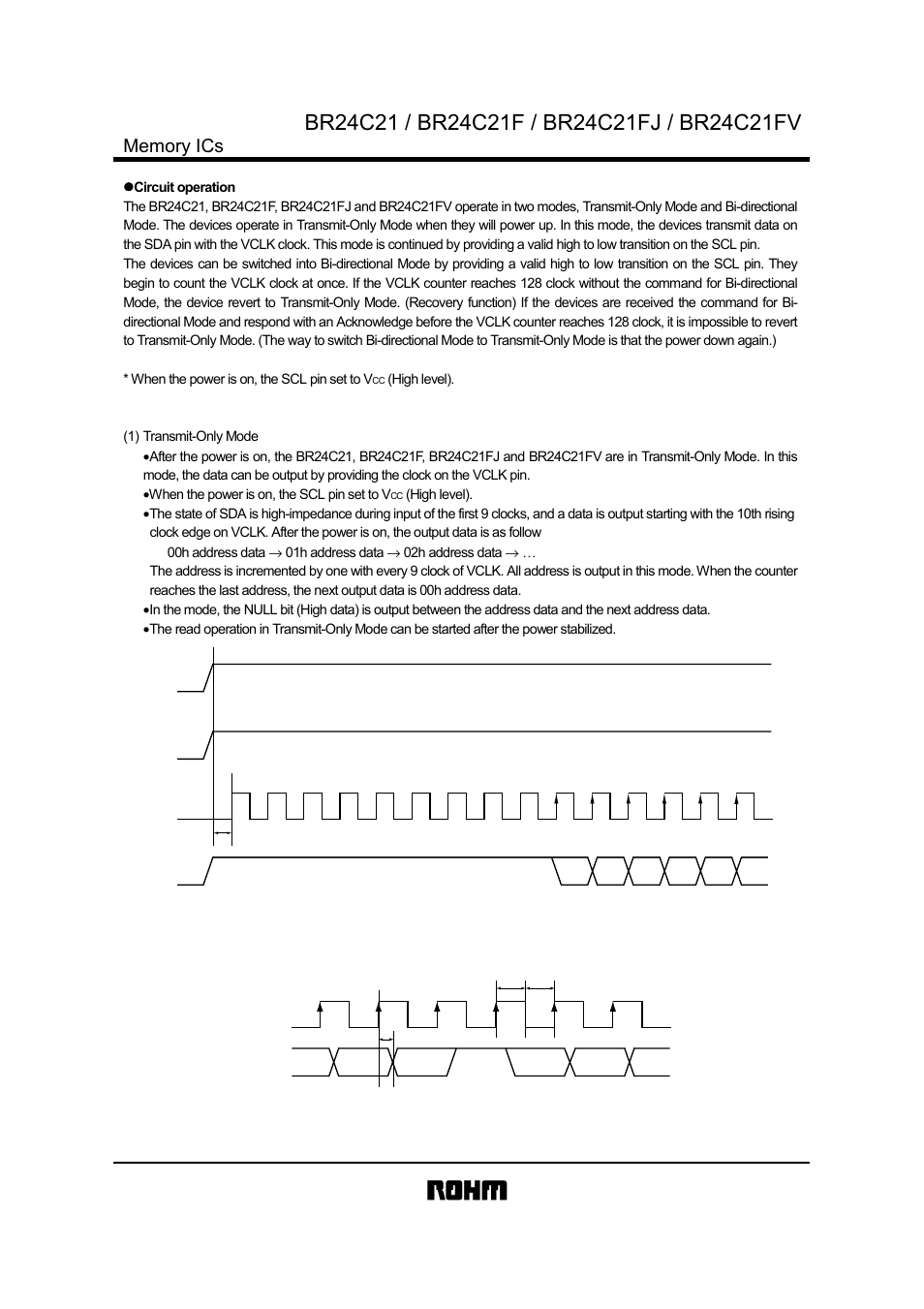 Rainbow Electronics BR24C21FV User Manual | Page 5 / 11