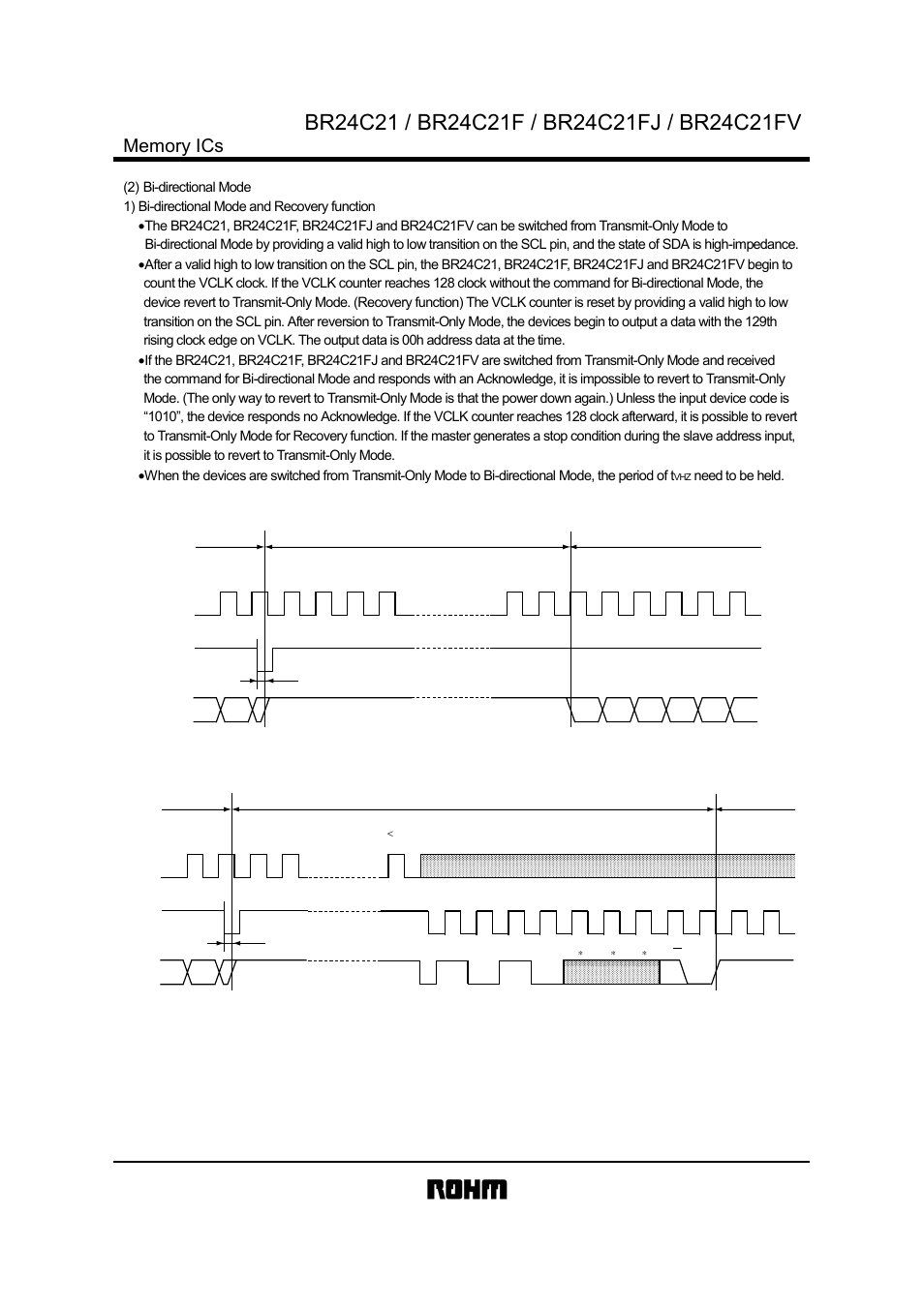 Rainbow Electronics BR24C21FV User Manual | Page 6 / 11
