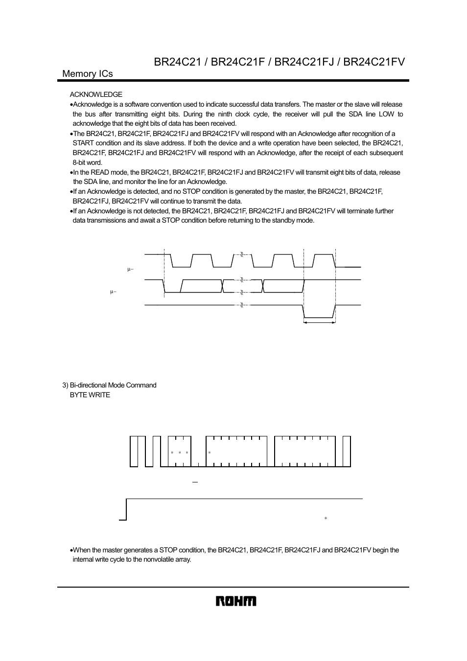 Rainbow Electronics BR24C21FV User Manual | Page 8 / 11