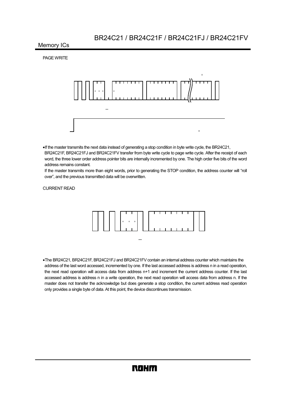 Rainbow Electronics BR24C21FV User Manual | Page 9 / 11