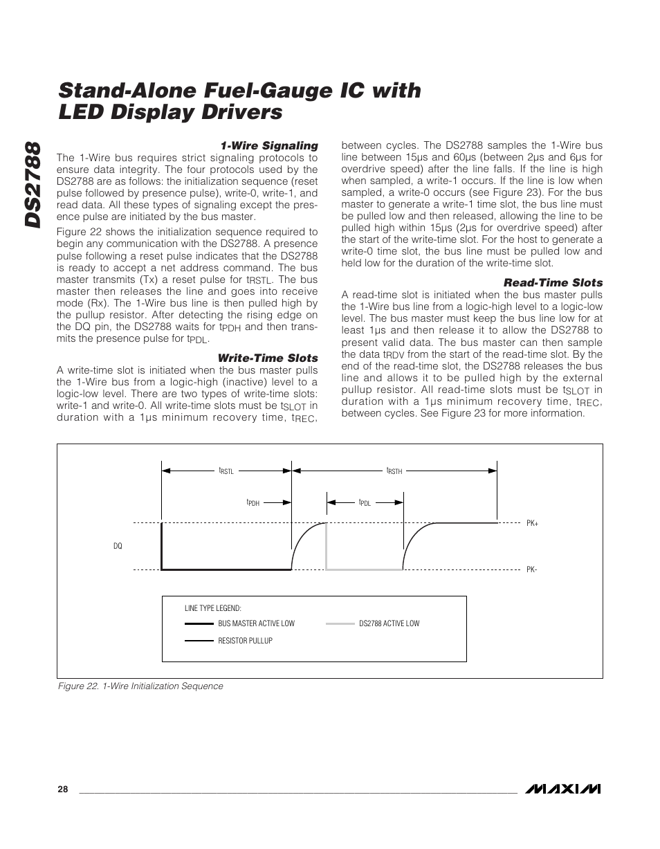 Ds 2 7 8 8, Stand-alone fuel-gauge ic with led display drivers | Rainbow Electronics DS2788 User Manual | Page 28 / 30