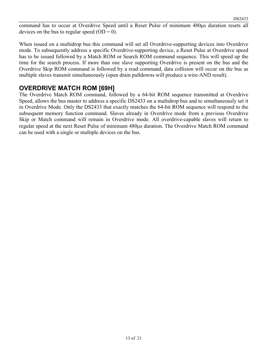 Rainbow Electronics DS2433 User Manual | Page 13 / 21