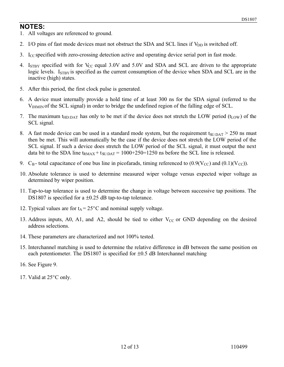 Rainbow Electronics DS1807 User Manual | Page 12 / 13