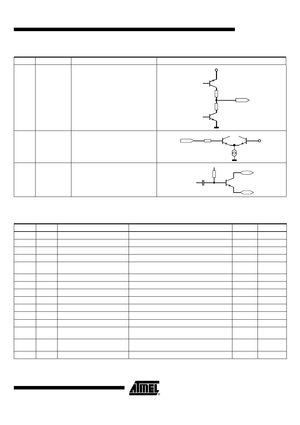 Pin description: microcontroller part, Atar862-3, Pin description: rf part (continued) | Rainbow Electronics ATAR862-3 User Manual | Page 3 / 105