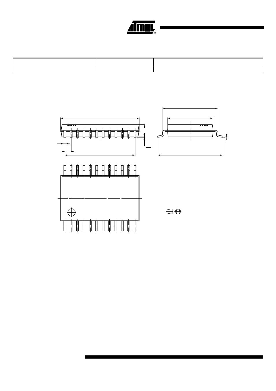 Ordering information, Package information, Atar862-3 | Package information ordering information, Package sso24 | Rainbow Electronics ATAR862-3 User Manual | Page 98 / 105