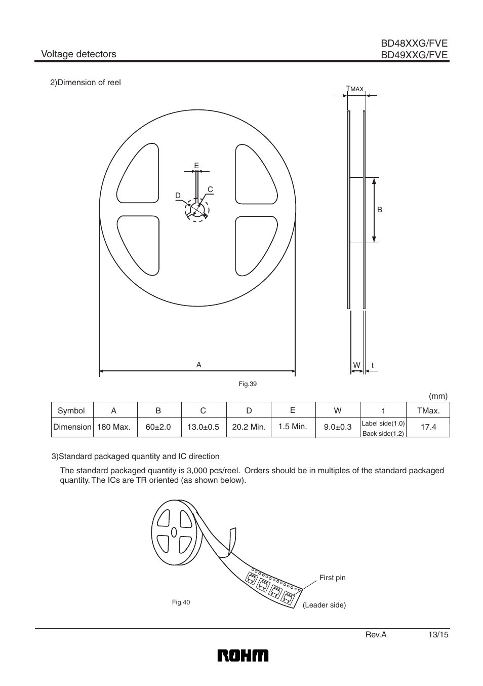 Voltage detectors bd48xxg/fve bd49xxg/fve | Rainbow Electronics BD4923G_FVE User Manual | Page 13 / 16