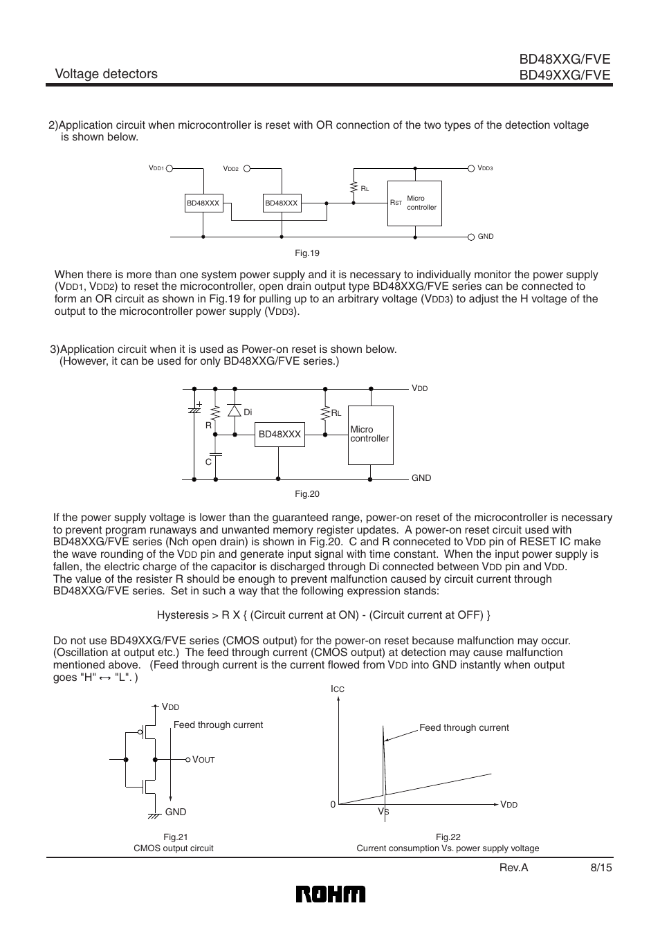 Voltage detectors bd48xxg/fve bd49xxg/fve | Rainbow Electronics BD4923G_FVE User Manual | Page 8 / 16