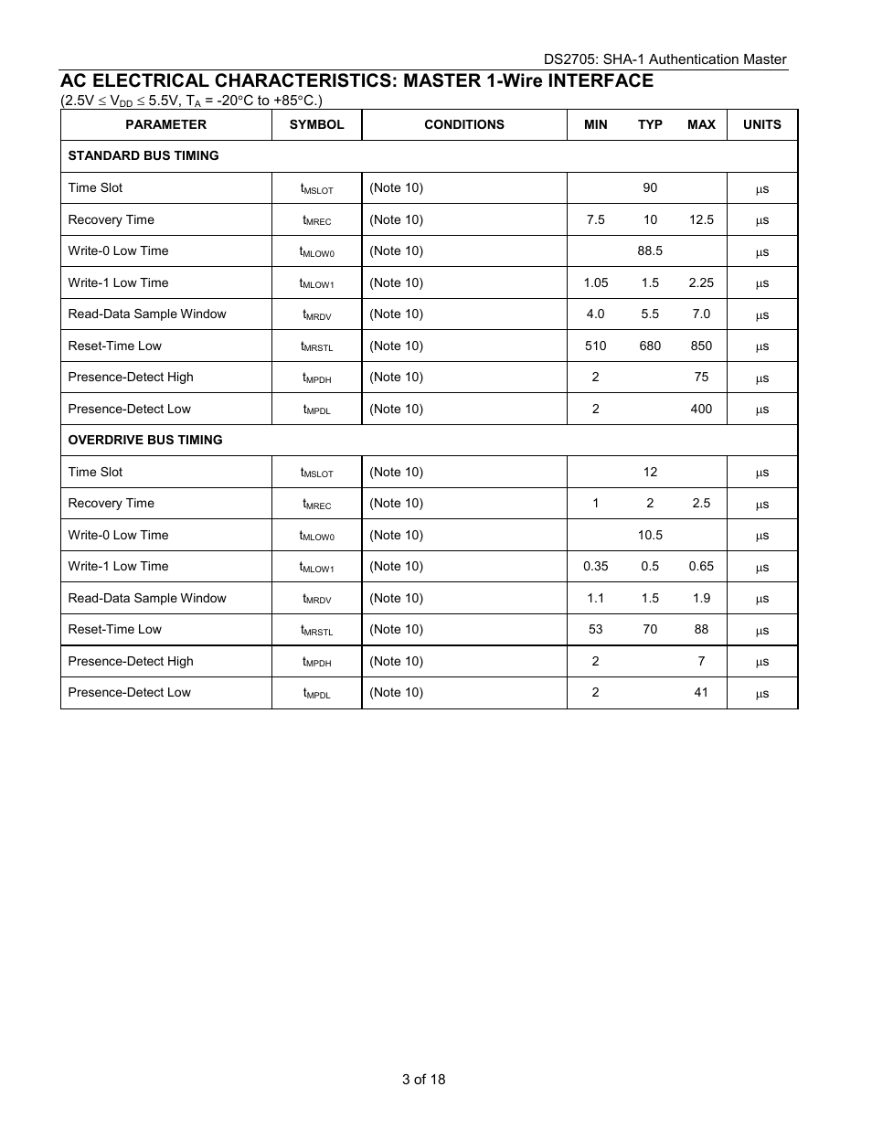 Rainbow Electronics DS2705 User Manual | Page 3 / 18