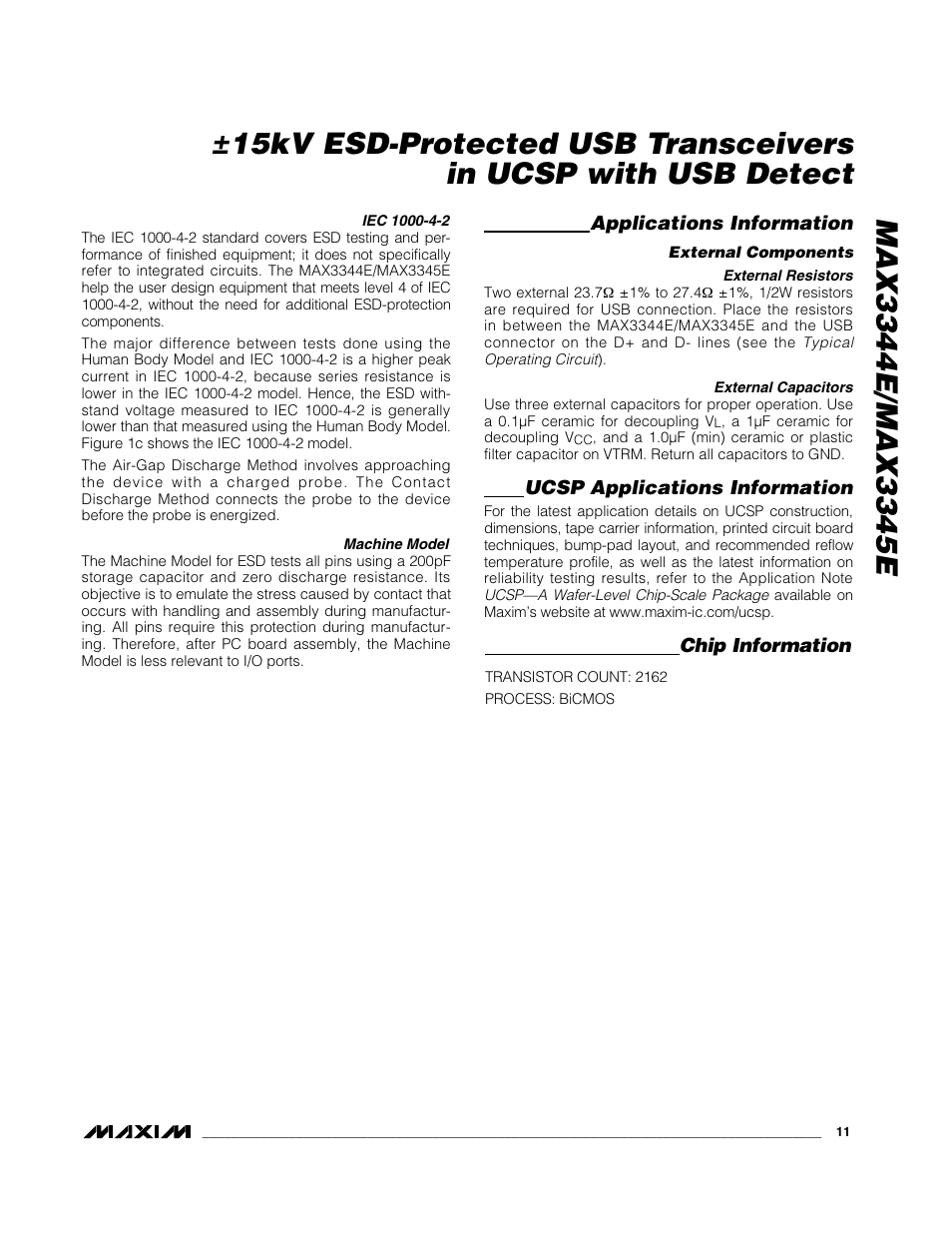 Rainbow Electronics MAX3345E User Manual | Page 11 / 15