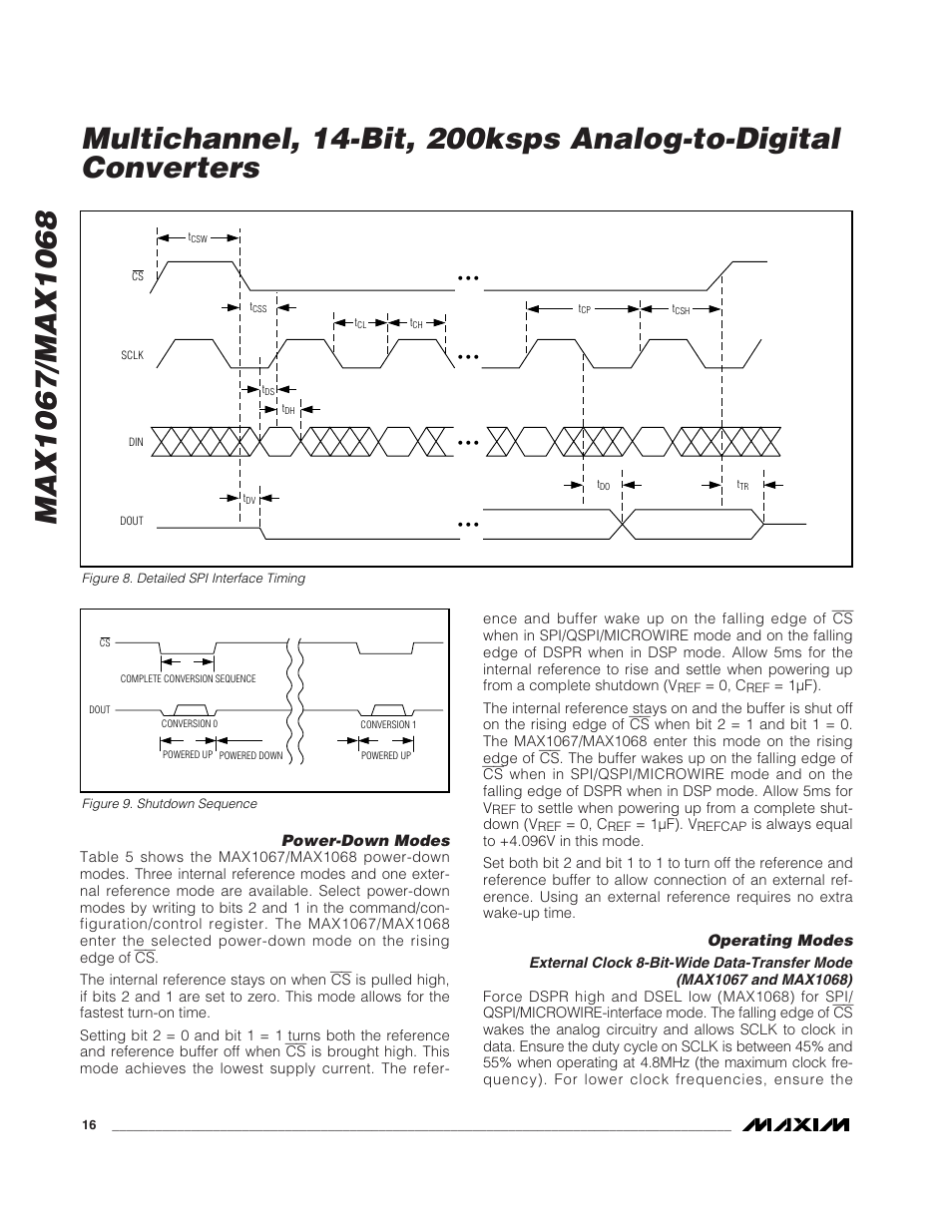 Rainbow Electronics MAX1068 User Manual | Page 16 / 30