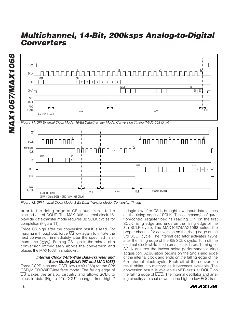 Rainbow Electronics MAX1068 User Manual | Page 18 / 30