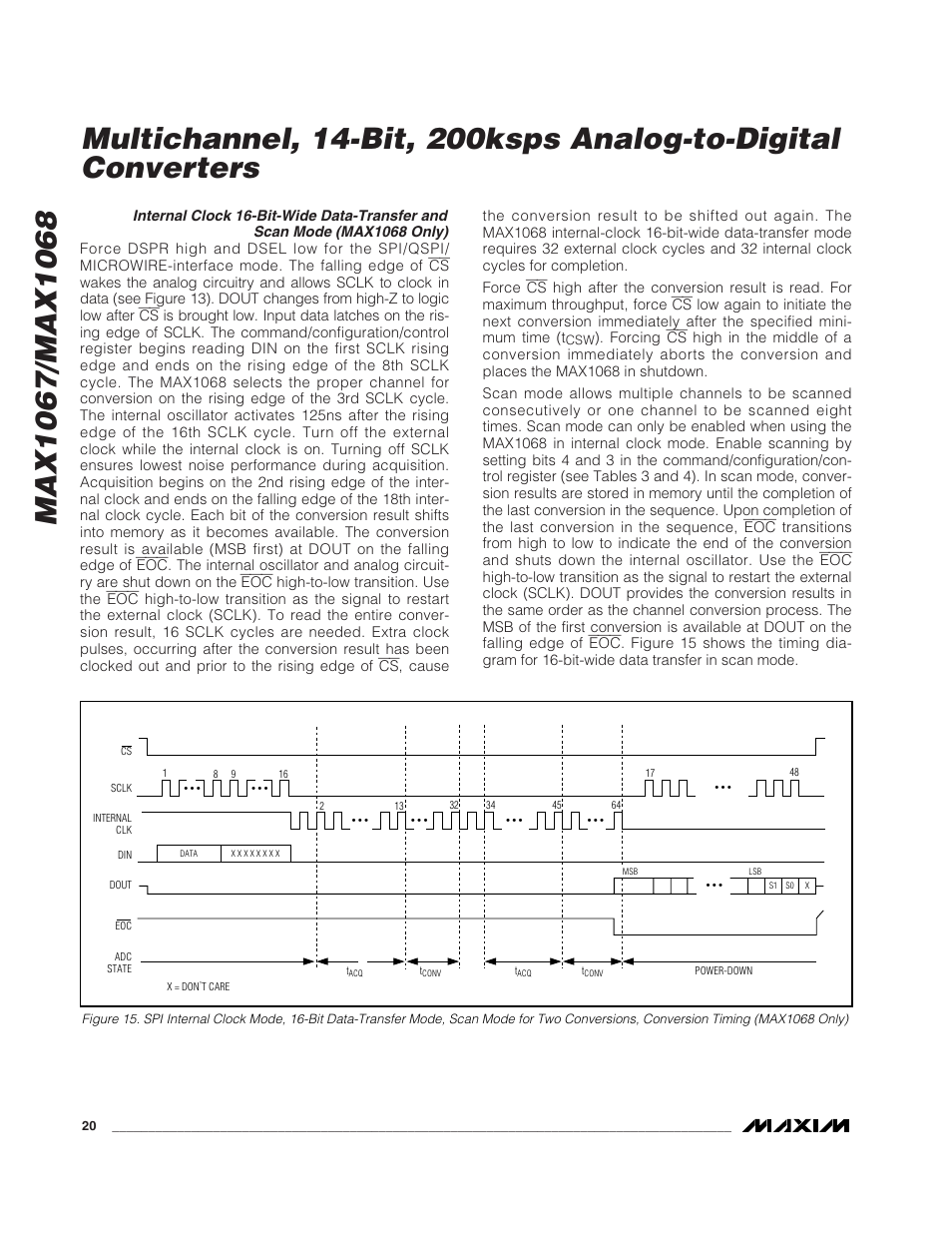 Rainbow Electronics MAX1068 User Manual | Page 20 / 30