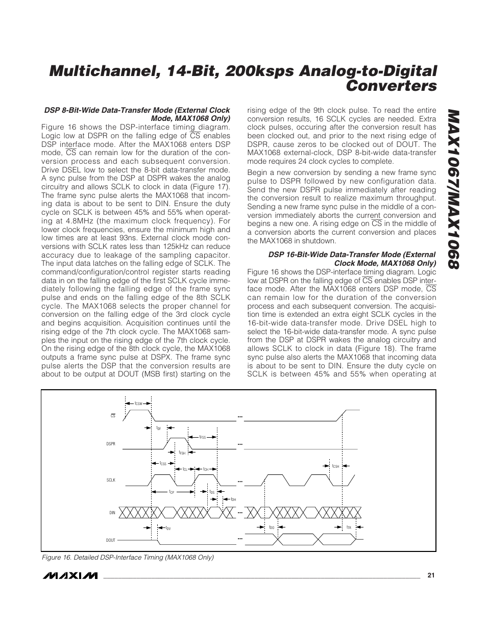 Rainbow Electronics MAX1068 User Manual | Page 21 / 30