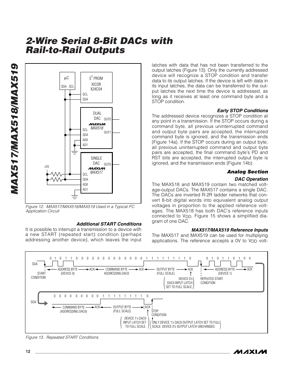Rainbow Electronics MAX518 User Manual | Page 12 / 16